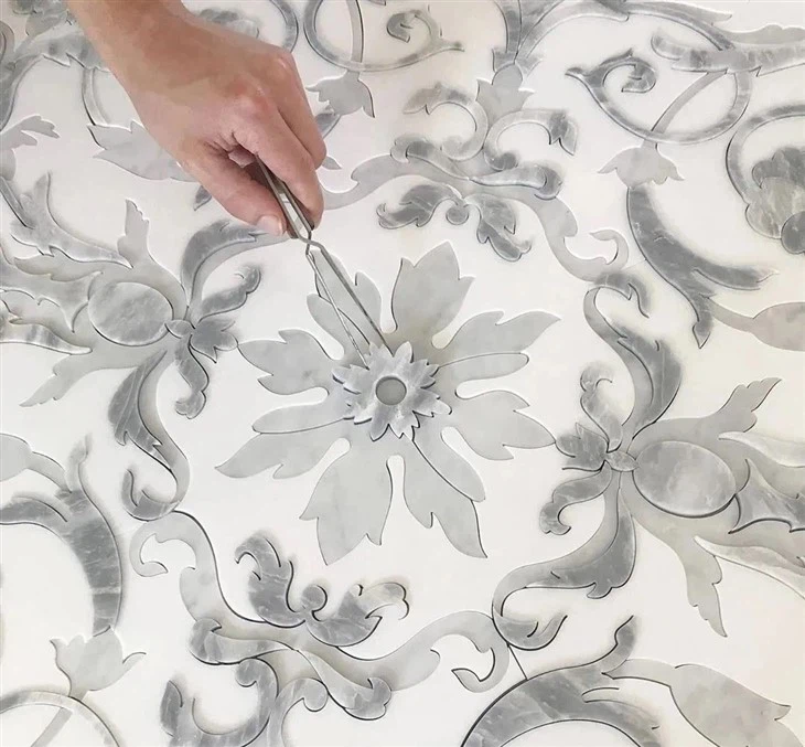 Marble Medallion Floor Tile Natural Stone Marble