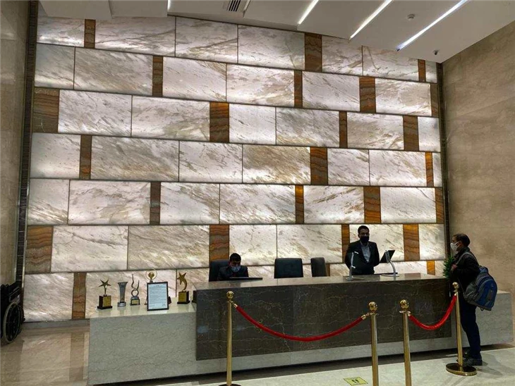 New Design Marble Led Lumi Stone Slab
