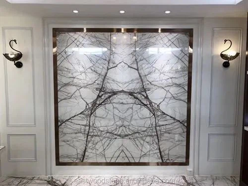 white rhino marble kitchen
