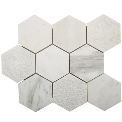 کاشی موزاییک مرمری Calacatta Gold Eclipse
